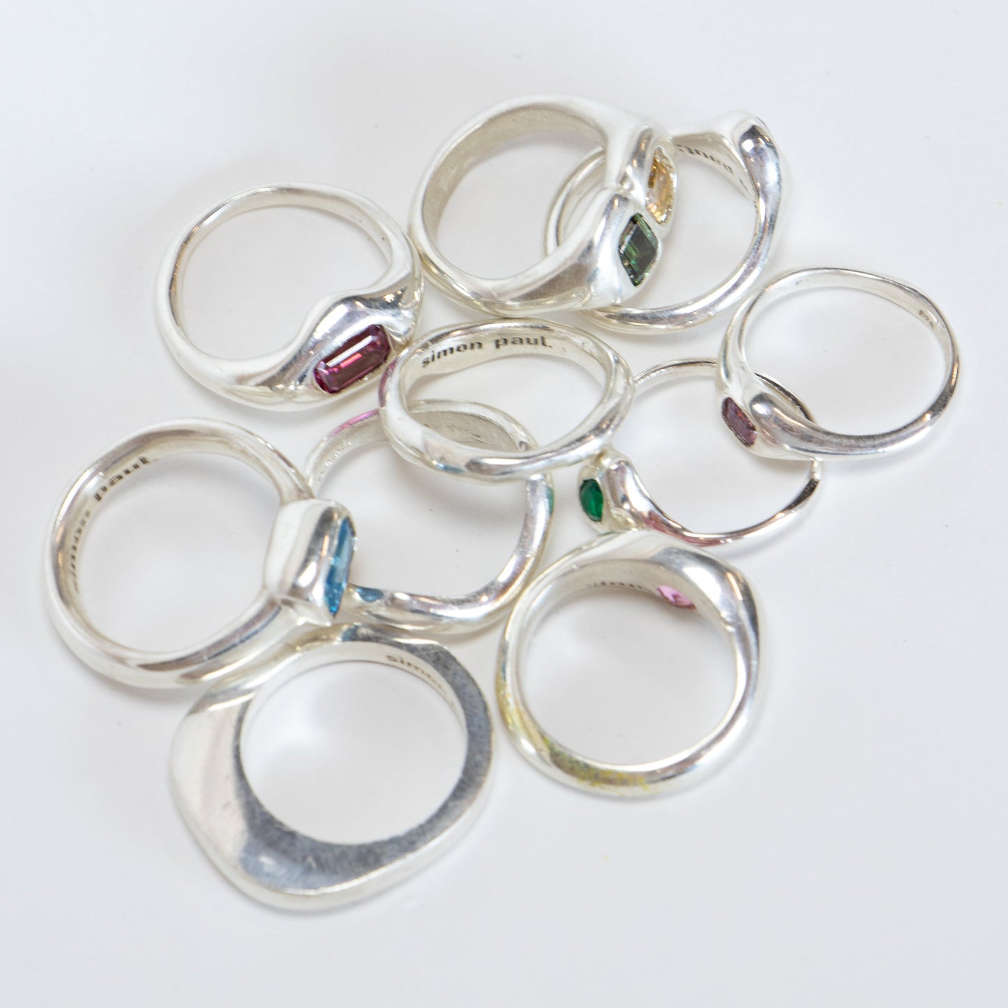 handgemaakte zilveren ring