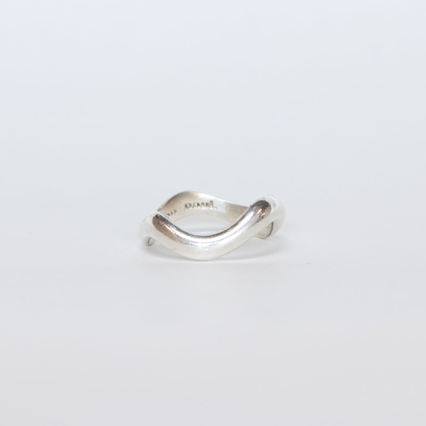 handgemaakte zilveren ring