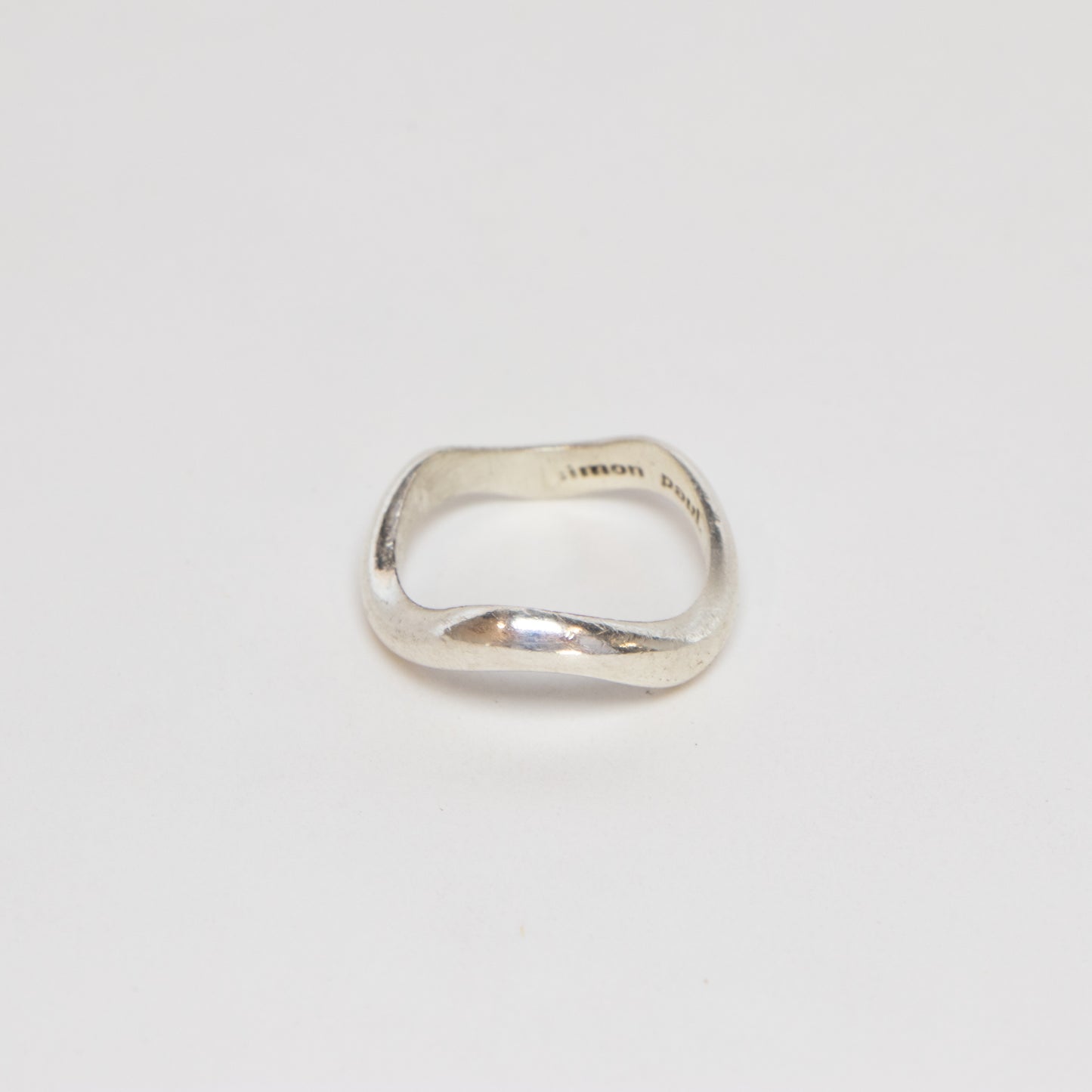 handgemaakte zilveren ring