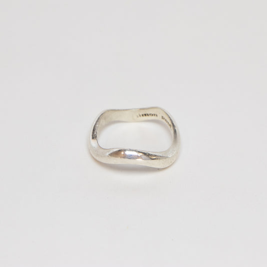 handgemaakte zilveren ring