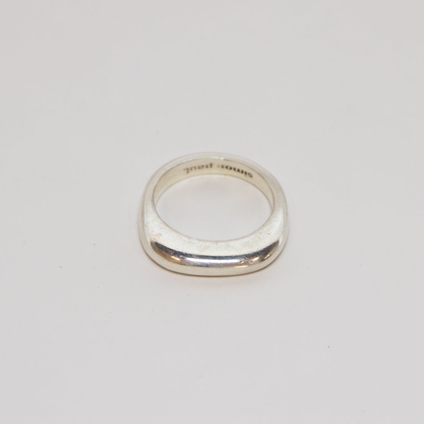 handgemaakte zilveren ring