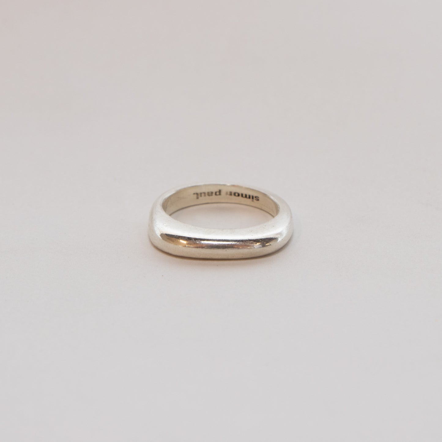 handgemaakte zilveren ring