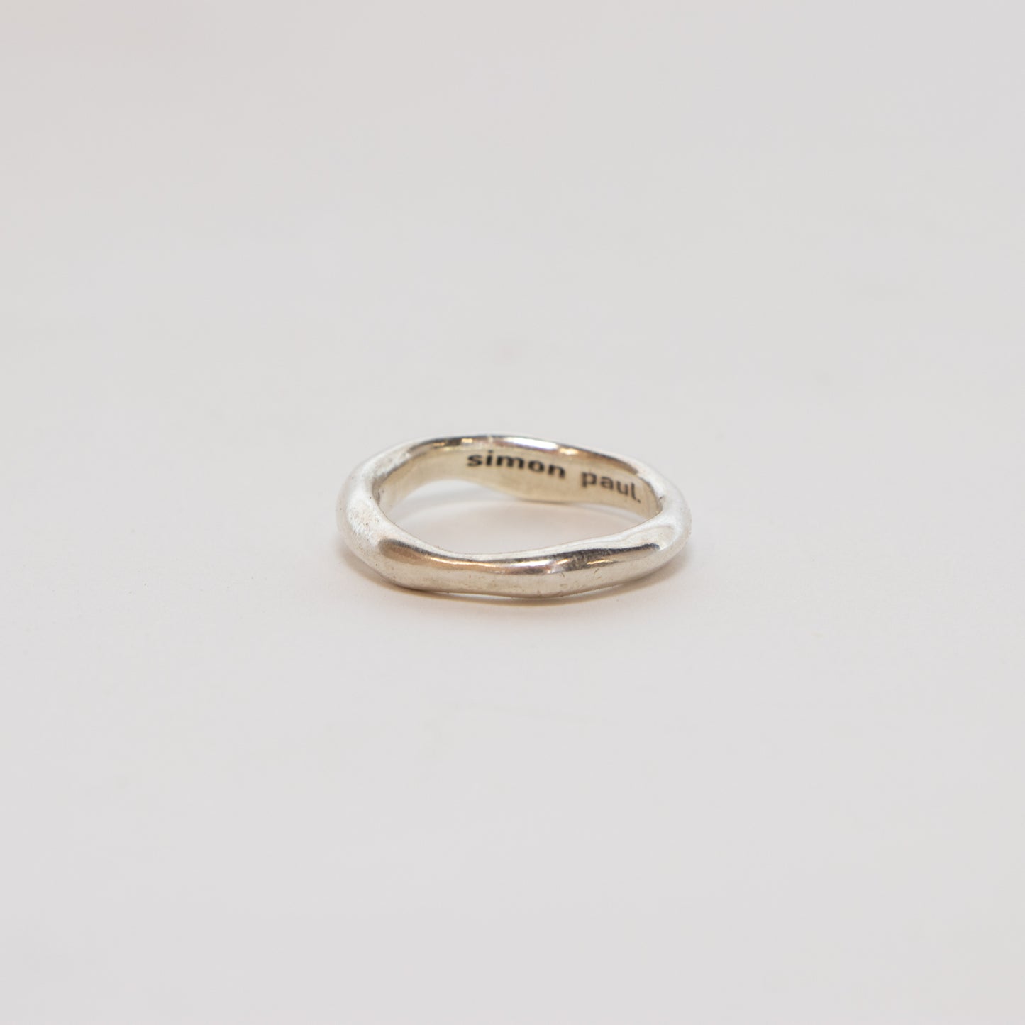 handgemaakte zilveren ring