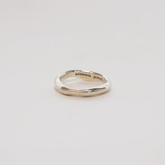 handgemaakte zilveren ring